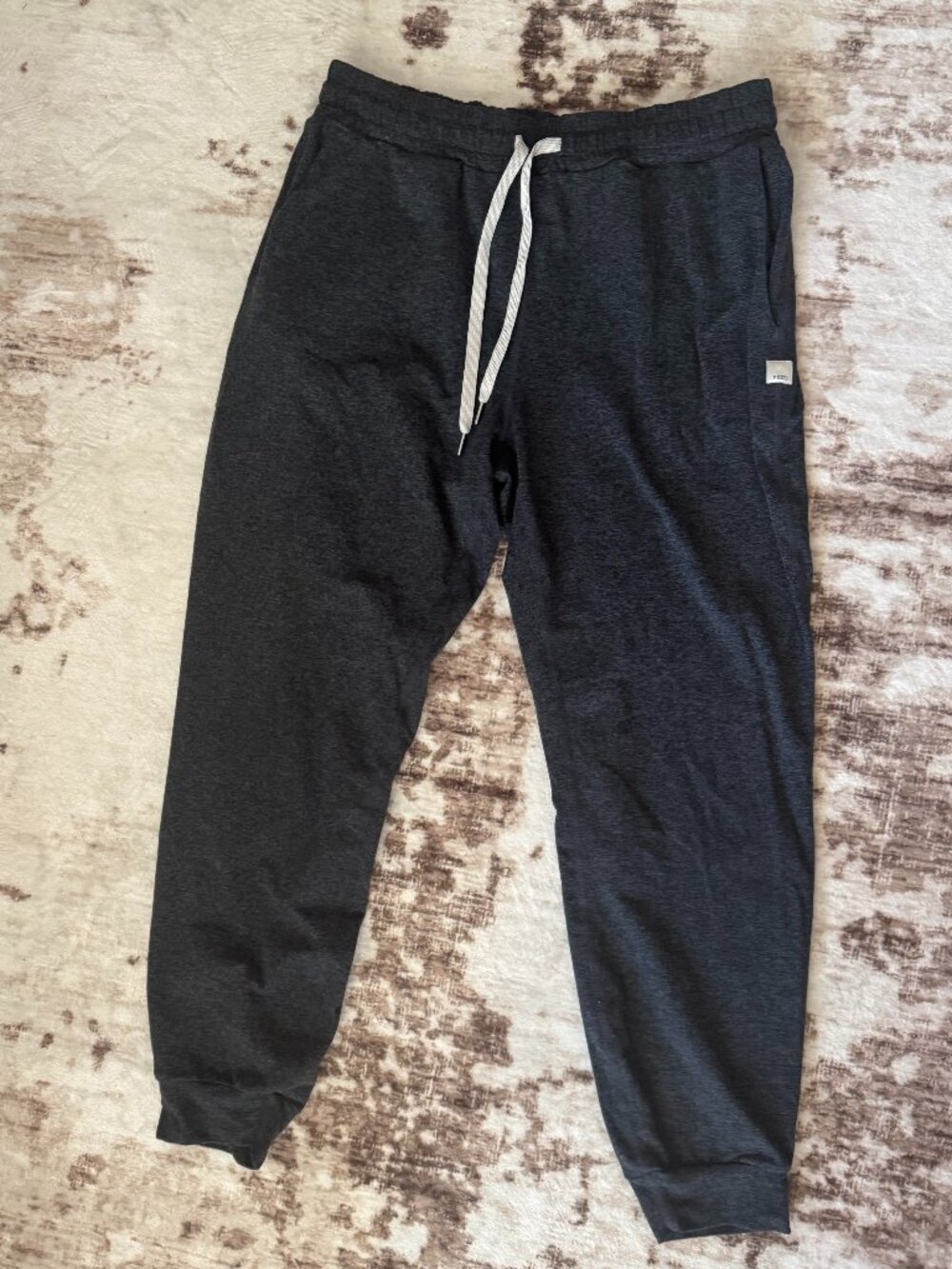 Vuori Performance Joggers Dark Charcoal Heather Small